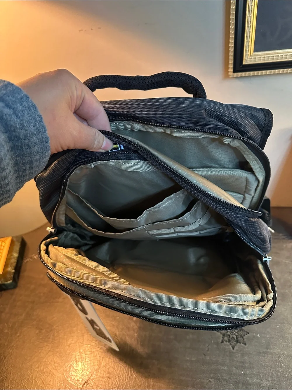 Thule Black Men's Backpack with White Logo